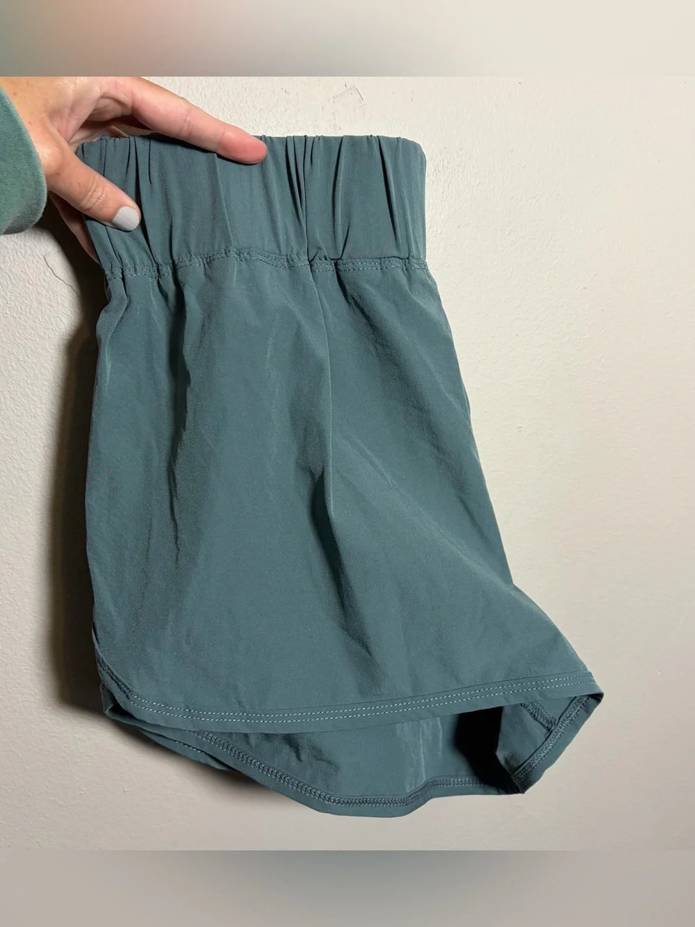 Halara High Waisted Dolphin Hem Casual Shorts 2
